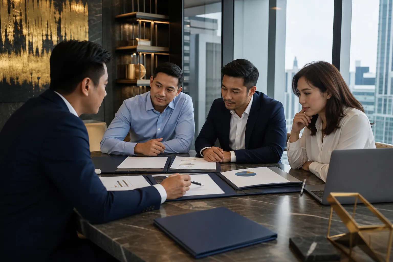 Malaysian SME directors comparing bank term loan overdraft and trade facilities
